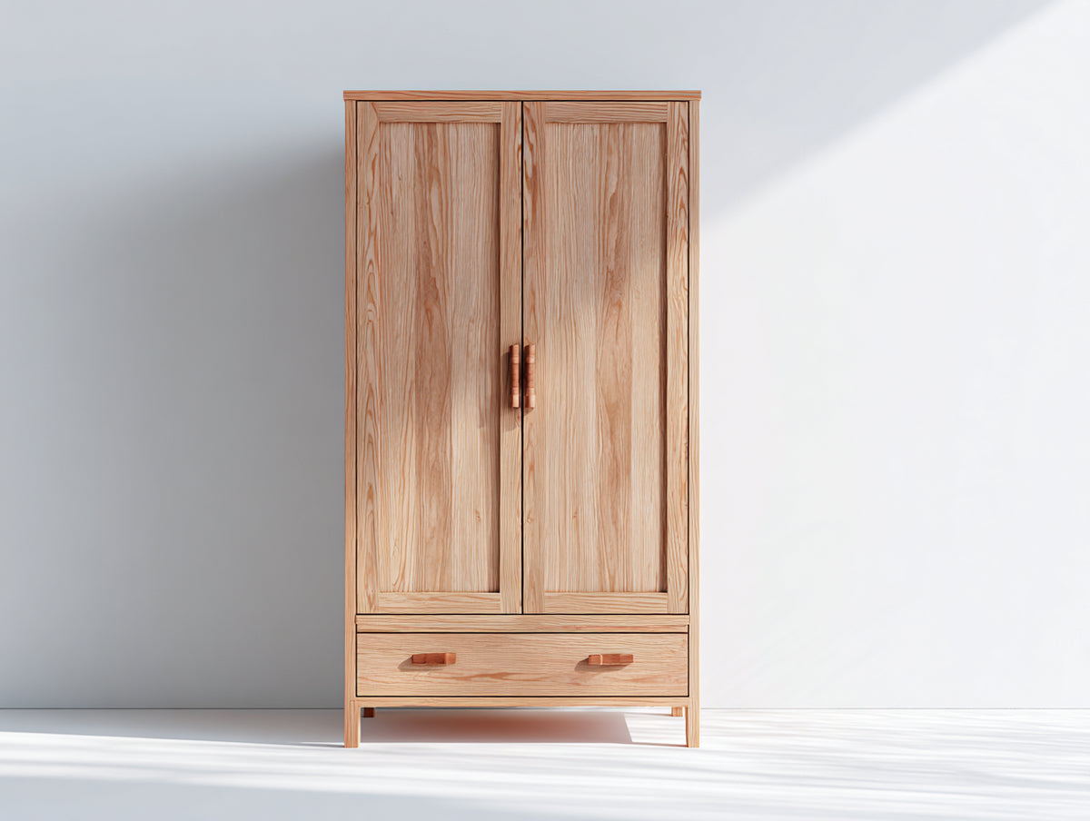 Armadio - Legno - 96 x 50 x 191 cm - Pino naturale - Stile scandinavo