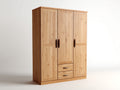 Armadio - Legno - 148 x 56 x 202 cm - Rovere naturale - Stile contemporaneo
