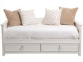 Divano letto - Legno-Tessuto - 210x98x84 cm - Bianco - Stile moderno